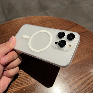 Thích hợp cho Camera băng từ tính mờ siêu mỏng IPhone 15 13 14 12 Pro Max để bảo vệ ốp điện thoại di động mờ.