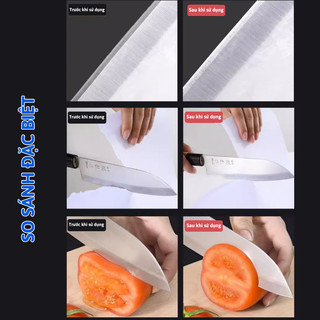 Máy Mài Dao Kéo 4 IN 1 Bunnies Máy Mài Di Động Thủ Công Khe Mài Thép Chống Gỉ Mài Nhanh Và Gọn