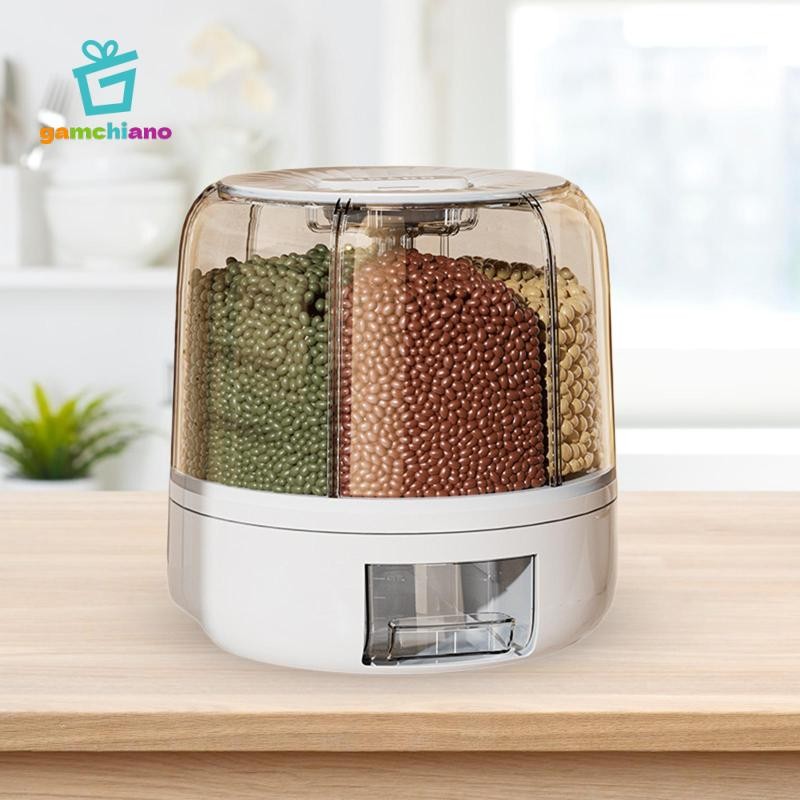 Hộp đựng thực phẩm, Hộp đựng thực phẩm, 6 ngăn, Xô đựng gạo, Cơm
