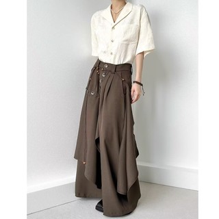 Dáng rộng Yamamoto culottes giản dị, quần ống rộng Nhật Bản