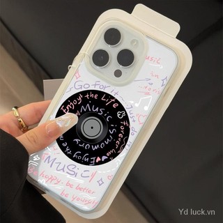 Ốp điện thoại di động graffiti toàn màn hình hợp thời trang ghi âm tiếng Anh mờ dùng cho iPhone 11 11promax 12promax 12 13 14 15 promax 16promax 16 14plus 15plus 13pro vỏ bảo vệ linh hoạt chống rơi