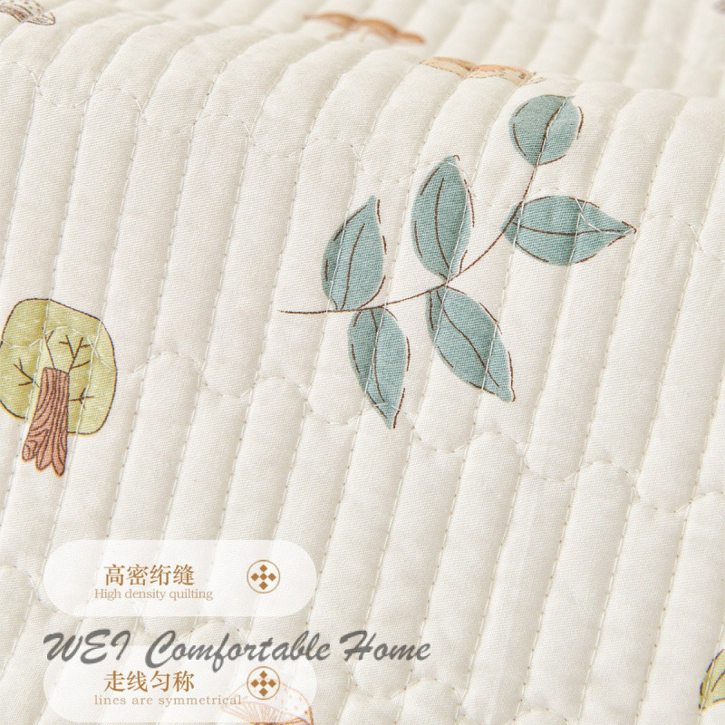 Đệm sofa cotton tinh khiết tươi mới phong cách Hàn Quốc đệm sofa vải thông dụng bốn mùa Bọc Sofa chống trượt Khăn sofa 100% cotton