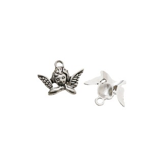 Hợp Kim Bạc Cổ Có Treo Thiên Thần Nhỏ Cupid Tình Yêu Tự Làm Bông Tai Nữ Mũ Vỏ Điện Thoại Chất Liệu Bán Buôn