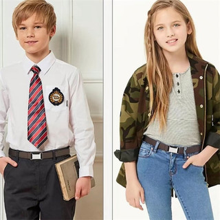 Thắt lưng thun khóa cài cho bé, điều chỉnh được độ dài phù hợp cả bé trai và bé gái