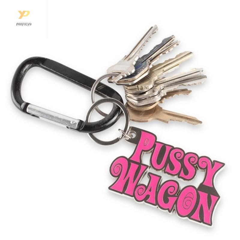 Ppy Hợp Kim Phim Thời Trang Kill Bill Series Pussy Wagon Cho Chìa Khóa Chữ Mặt Dây Chuyền Phụ Kiện Nam Nữ Móc Khóa 2