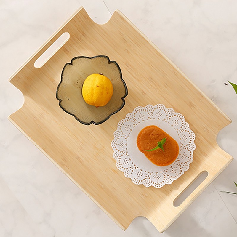 Khay Bánh Mì Tổ Chức Bảo Quản Khay Phục Vụ Bằng Gỗ Đĩa Trà Gỗ Đĩa Thực Phẩm Đĩa Đĩa Ăn Tối Bánh Trái Cây, A