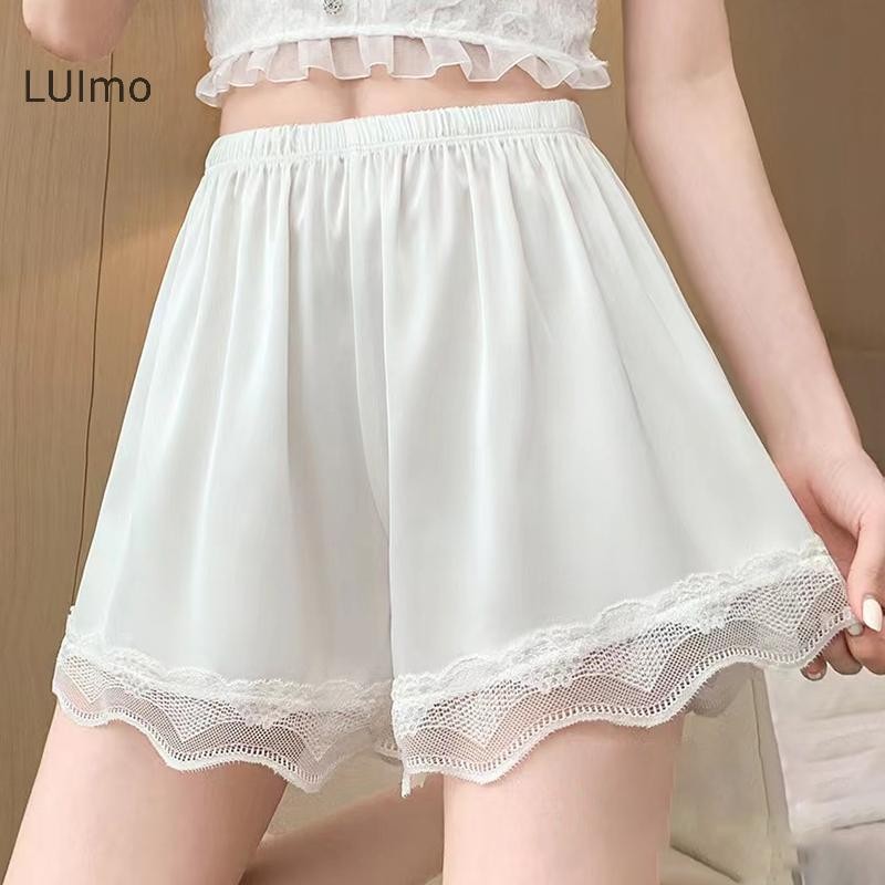 Quần short ren liền mạch ba phần tư LUImo, thích hợp cho mùa hè