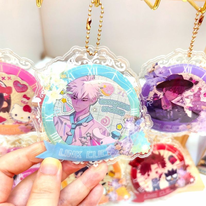 Link Click Blind Box Set Huy hiệu Móc khóa Charms (10 CÁI Full Box) | Quà tặng Anime Merch bí ẩn ❈ ✷ ❈ ❥
