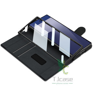 Khe cắm thẻ Ví lật Vỏ bọc da Samsung Galaxy Z Fold 7 Fold 6 Vỏ đựng bút S có thể tháo rời