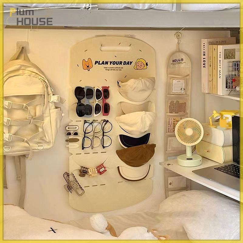 PlumHOUSE Mũ Nỉ Tổ Chức Bảo Quản Móc Treo 6 / 12 Túi Mũ Giá Trưng Bày Dung Tích Lớn Cho Cửa Tường Tủ Quần Áo VN