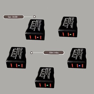 Bộ Sạc Điện Thoại USB 12V–24V Ra 5V – Sạc Từ Xe Hơi, Xe Máy, Tương Thích Mọi Loại Điện Thoại