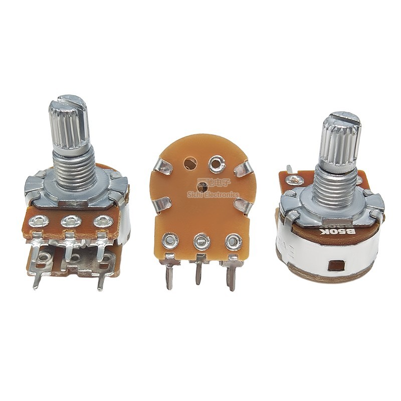 WH148 Bộ khuếch đại công suất 5 chân B5K / 10K / 20K / 50K / 100K Bộ khuếch đại âm lượng âm thanh Chiết áp có thể điều chỉnh bằng công tắc
