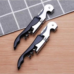Dụng cụ khui rượu vang , mở nắp chai đa năng 3 trong 1 bằng thép không gỉ .