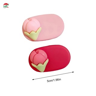 Kẹp Tóc Dopamine Màu Tulip Kawaii Nhựa Hồng - Phụ Kiện Tóc Cho Bé Gái