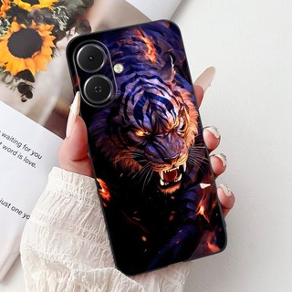 Dành Cho Tecno Spark Go 2 Ốp Lưng KM4 Bao Thiết Kế Mới Cool Dragon Cá Chép Mềm Mờ Silicon Ốp Lưng Cho Tecno Spark Go2 LJ7 Ốp Lưng