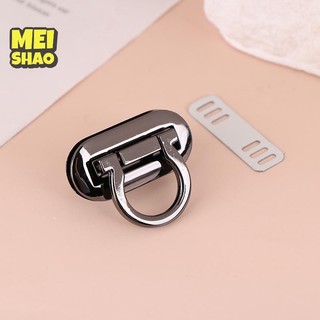 MeiShao Kim Loại Khóa Xoay Hình Bầu Dục Xoắn Cho DIY Túi Xách Thủ Công Ví Phụ Kiện