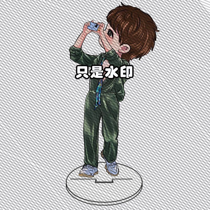 ✨Sản phẩm mới✨Phong cách mới Liu Yuning < Earth Super Fresh > Hỗ trợ hàng hóa phiên bản q Giá đỡ móc khóa Acrylic cao cấp✨Sự kiện✨