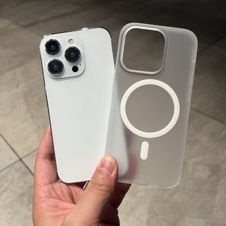 Ốp điện thoại mờ siêu mỏng từ tính cho iPhone 16 15 14 13 12 11 Pro Max Ốp lưng trong suốt