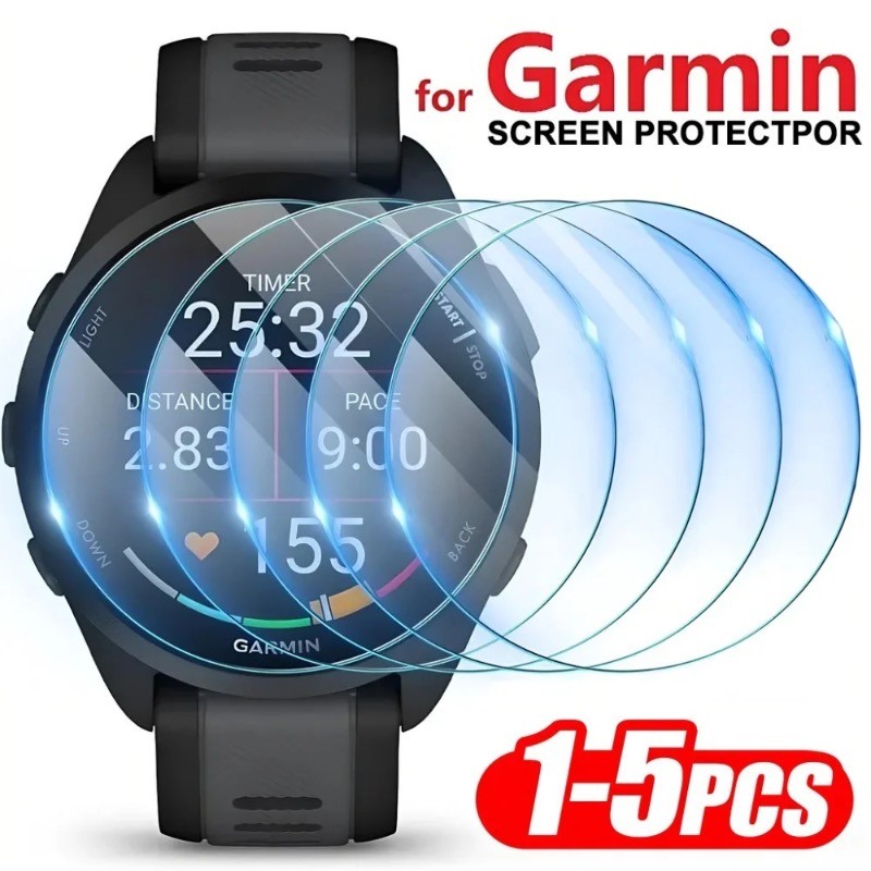 Dành Cho Garmin Forerunner 165 955 255 255s 245 45 55 Tấm Bảo Vệ Màn Hình Kính Cường Lực