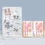 Thử thách tiết kiệm chất kết dính Mini ORDOBOX, Chú chó dễ thương tiết kiệm tiền 100 phong bì Thử thách tiết kiệm tiền, Cặp đôi chất kết dính ngân sách có thể tái sử dụng chống nước