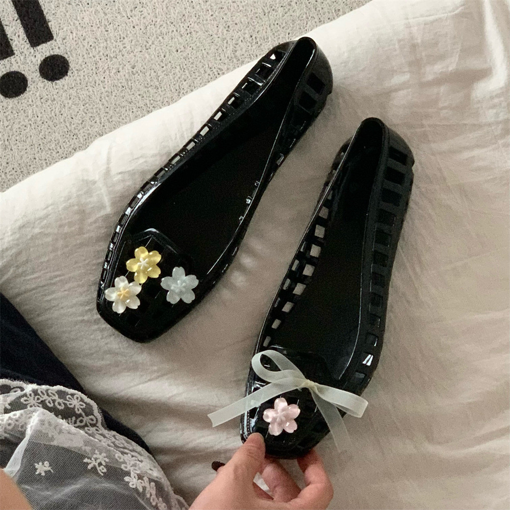 Giày sandal XIXITIAO Flat Ladies Phong cách Hàn Quốc Kỳ nghỉ bên bờ biển mùa hè thoải mái