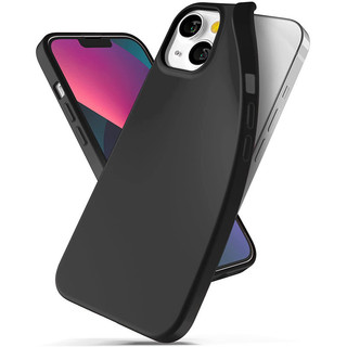 Ốp điện thoại Silicon Mềm Siêu Mỏng Mờ Cho iPhone 16 15 14 13 12 Mini 11 Pro XS Max X XR SE 3 7 8 6S 6 Plus Ốp điện thoại Màu Đen Chắc Chắn