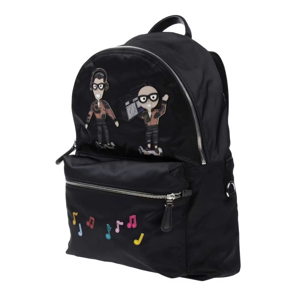 Balo 2 Người Đánh DJ và Nốt Nhạc KCloset Cặp Đựng Sách Vở Laptop Chất Dù Chống Nước Thời Trang Nam Nữ NA956
