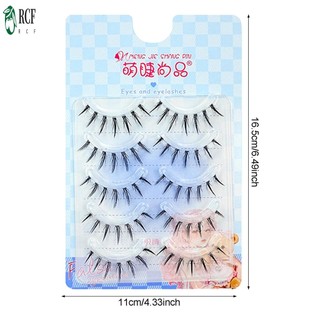 5 Đôi Tự Nhiên Hàng Ngày Lông Mi Giả Người Phụ Nữ DIY Anime Full Dải Lông Mi Cho Làm Đẹp Mắt Cosplay DIY Trang Điểm