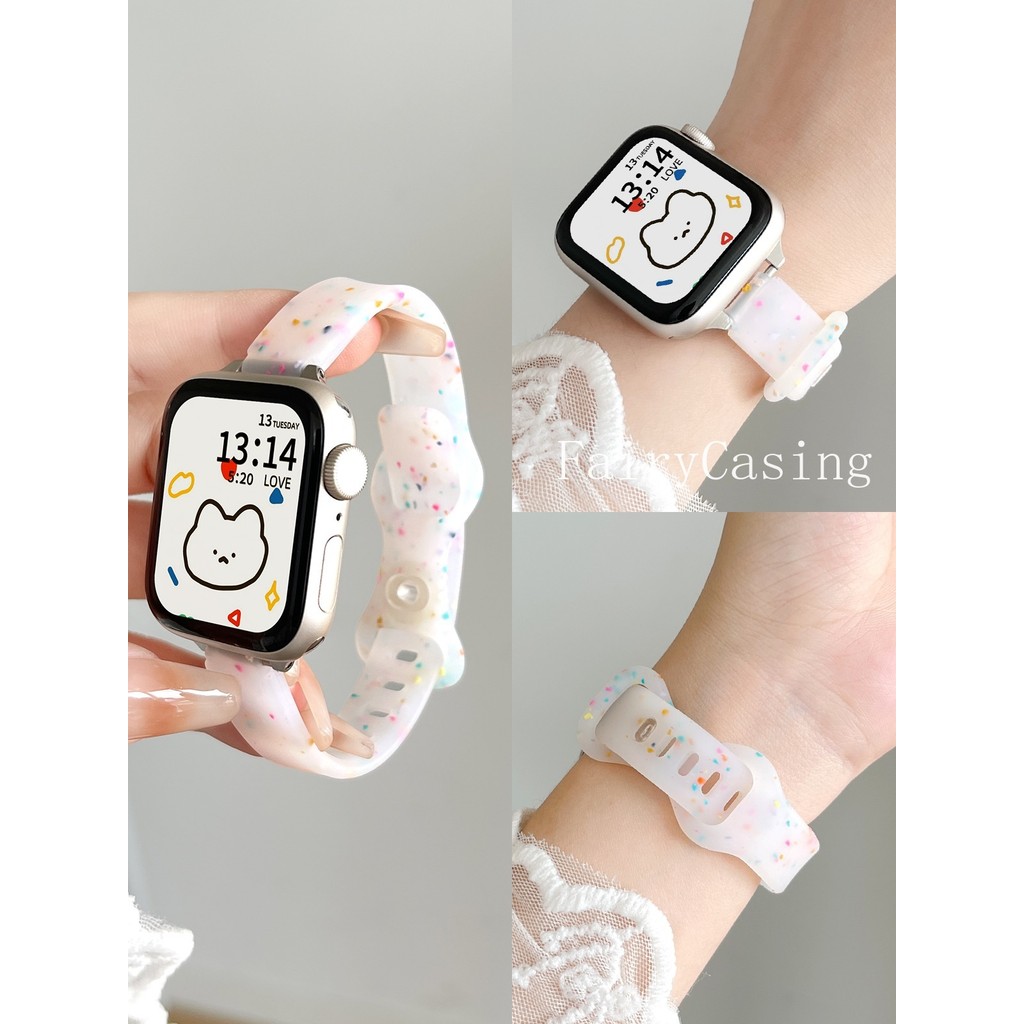 Dây đeo silicon thể thao cho Apple Watch 46 40 41mm 45mm 44 38 49 Vòng tay cho iwatch Series 10 9 8 7 6 5 3 SE Ultra 2 S11 Band
