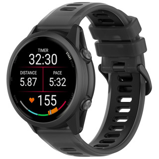 Dây đeo đồng hồ silicon màu thạch cho Garmin Forerunner 570 47mm 42mm 970 55 Dây đeo trong suốt cho Vivoactive 6-5 / Active 6 Sport Bannd