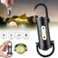 Đèn pin móc khóa DUSKGLOW, Đèn pin COB LED Mini có thể sạc lại USB, Di động có đèn đỏ & xanh Đèn lồng cắm trại siêu sáng Tìm kiếm đi bộ đường dài