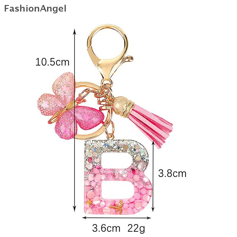 FashionAngel A-Z Dreamy Sequin Chữ Móc Khóa Dành Cho Nữ sel Mặt Dây Chuyền Ban Đầu Móc Khóa Ví Treo Túi Quyến Rũ Xe VN