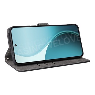 Ốp Điện Thoại Cho Realme Note 70 70X 70T Note70 Note70T 5G 4G 2025Ốp Điện Thoại Từ Tính Da Lật Sang Trọng Khe Cắm Thẻ Chân Đế Bao Ốp Lưng Chống Sốc