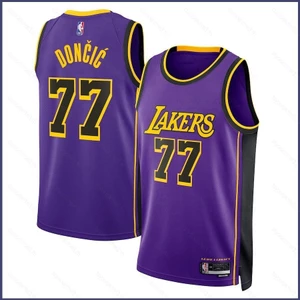 Áo Swingman Jersey Lakers phiên bản Luka Doncic - Số 77, phù hợp mọi kích cỡ từ trẻ em đến người lớn