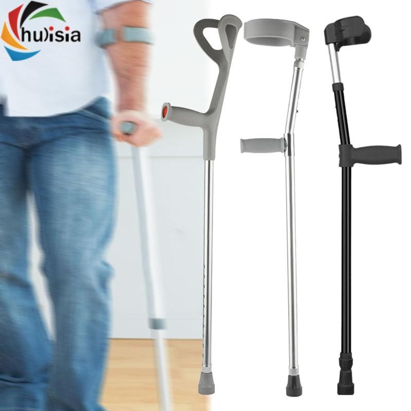 chulisia Nạng trán cho người lớn Gậy đi bộ chống trượt bằng nhôm nhẹ