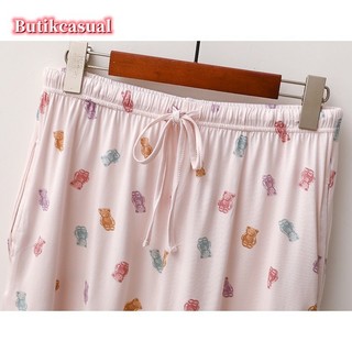 Bộ Đồ Ngủ In Hình modal Mùa Hè 2025 Quần short Mềm Ngắn Tay Quần short Phù Hợp Với loungewear Rời Bộ