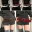 Thắt lưng rộng đinh tán phong cách punk ORDOBOX - Bền đẹp, phù hợp với váy và blazer nữ