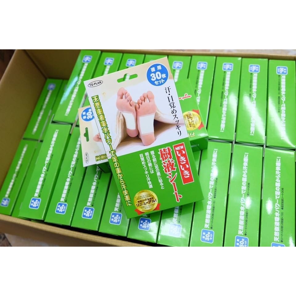 Set 2 Miếng dán thải độc Chân Kenko To Plan Nhật Bản