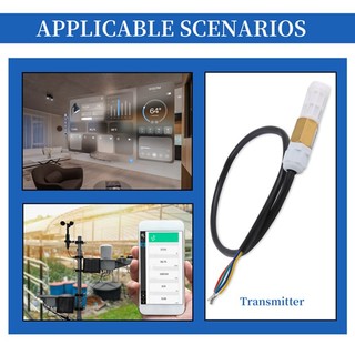 Đầu dò cảm biến nhiệt độ và độ ẩm chống nước SHT30 Cảm biến giám sát môi trường nhiệt độ và độ ẩm kỹ thuật số