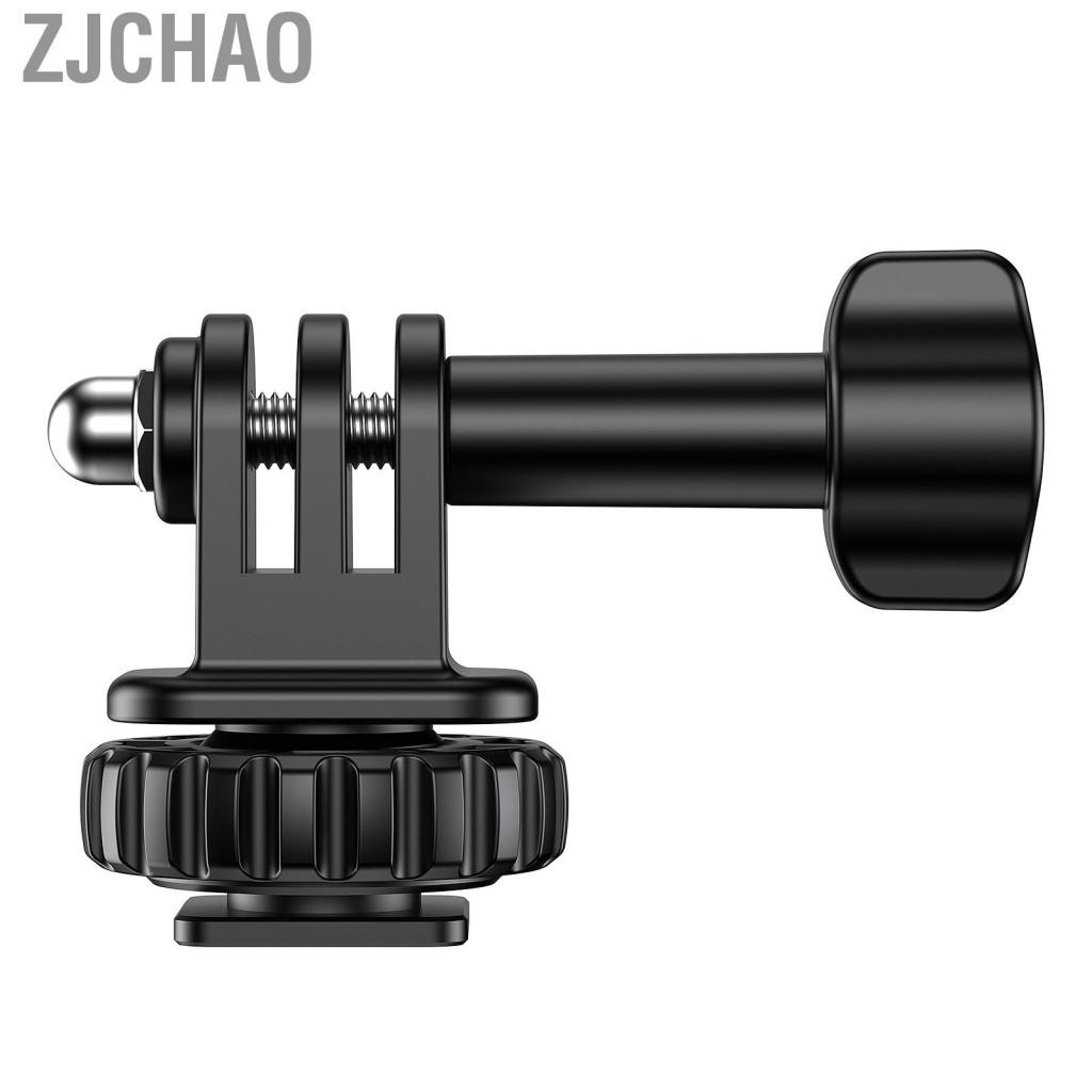 Zjchao AMIREUX-VN VRIG AC24 CAMERA THỂ THAO ĐỘNG VẬT ĐIỀU KHIỂN THÁNG NĂNG ĐIỀU KIỆN 180 ° có thể điều chỉnh bằng chân ba chân vít 1/4 inch cho GoPro Hero 12/11/10/9/8