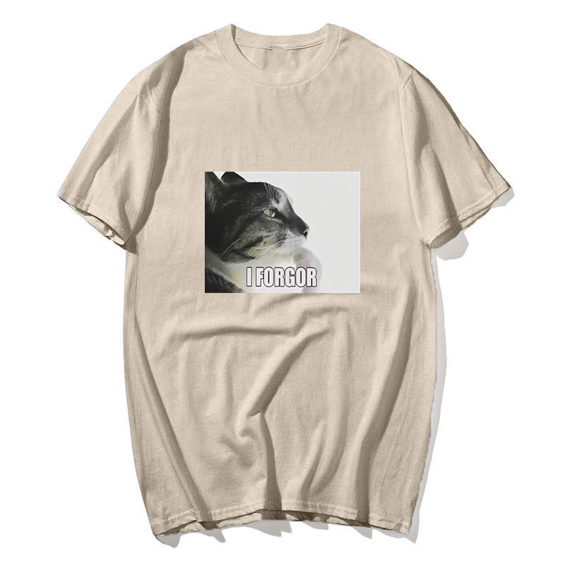 Áo sơ mi Oversized Cotton Hài hước, phù hợp cho Nam và Nữ, Phong cách vintage, tiện lợi khi đi dạo phố