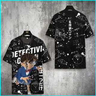 Áo thun unisex tay ngắn hình Thám Tử Lừng Danh Conan 3D full graphic - xu hướng thời trang mùa hè