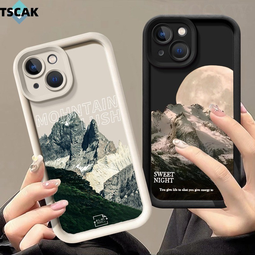 Vỏ Tương Thích Cho Redmi K70 K60 K50 K40 Pro K70E K60 K50 Ultra K40S Họa Tiết Phong Cảnh Tuyết Vỏ Điện Thoại Silicon Mềm Chống Sốc