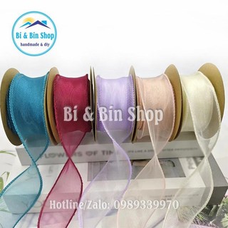 Ruy Băng Voan Đuôi Cá Dùng Bó Hoa, Gói Quà, Làm Đồ Thủ Công, Trang Trí, Làm Phụ Kiện Thời Trang