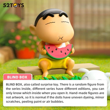52TOYS hộp blind box cu shin cậu bé bút chì Shinchan Life in Kasukabe Series Blind Box Taste of Men cao đạt q5
