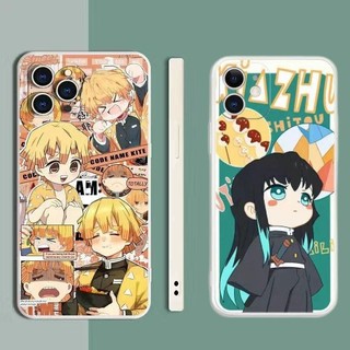 Vỏ Cho Samsung Galaxy S20 S21 S23 FE S22 S23 Ultra S10 Plus Note 20 Ultra 10 Plus Pro 8 Ốp Lưng Demon Slayer Tokitou Muichirou Zenitsu Mềm Mại Dễ Thương Chống Sốc