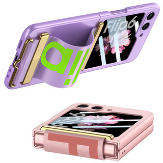 Sang Trọng Đa Năng Lật Chữ Dây Đeo Tay Giá Đỡ Cho Samsung Galaxy Z Flip 6 Z Flip 5 Flip6 Flip5 Cứng Vỏ Điện Thoại Di Động