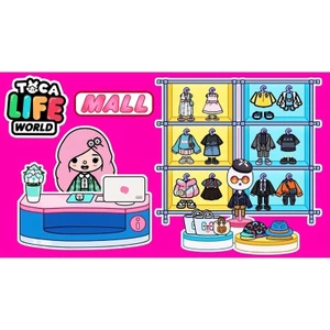 Cửa hàng quần áo của Toca - Búp bê giấy- Size to