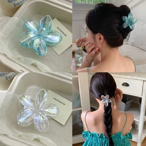 Kẹp tóc hình hoa sứ hoa hồng AAA iLita kẹp càng cua đẹp cho nữ hottrend nhiều màu phong cách Hàn Quốc cặp búi tóc cute