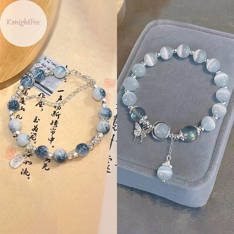 K2nightfee Ánh Sáng Ngọt Ngào sel Vòng Tay Nữ Thời Trang Bé Gái Giả Tưởng Đính Hạt Dây Đàn Hồi Vòng Tay Phụ Kiện Trang Sức Quà Tặng VN